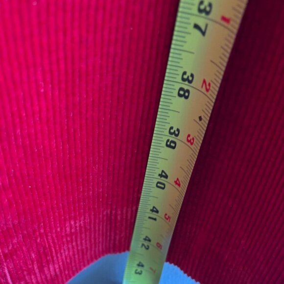 Polo By Ralph Lauren Mens Corduroy Straight Leg Pants Red Size 36/32 - Picture 6 of 10